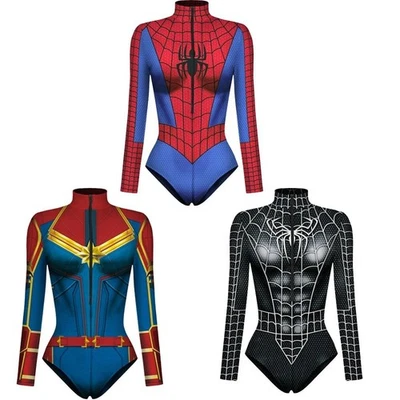 BRANDED Body Spiderman per Uomo e Donna, Tuta Capitano Supereroe