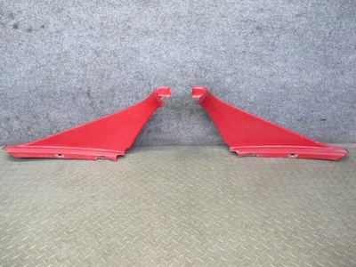 93-97 HONDA DEL SOL REAR LEFT RIGHT TARGA TOP PILLAR TRIM MOLDING PANEL RED OEM - Image 1 of 4