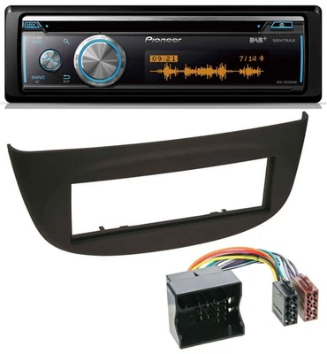 Pioneer MP3 DAB USB CD Bluetooth Autoradio für Renault Twingo (07-14) schwarz - Bild 1 von 4