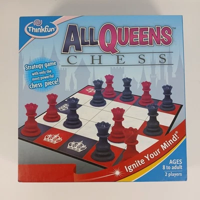 All Queens Chess Set Game by ThinkFun Complete See Photos - Image 1 of 4