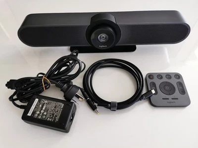 Logitech MeetUp 4K UHD Camera & Speakerphone Video Conferencing Unit V-R0007 - Image 1 of 4