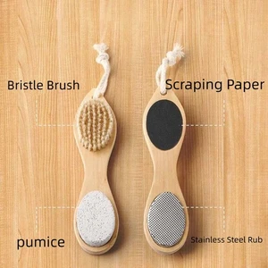 Four in Design Foot Rub Scrubber Handheld Pedicure Tools Hard Skin - Picture 1 of 12