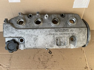 Cubierta de válvula OEM 1988-1991 Honda Civic CRX D16A6 D15B2 EM EF DX SI con tapa Foto 1 de 4