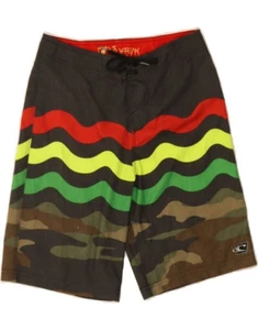 O'NEILL Mens Swimming Shorts W26 XS Multicoloured Camouflage Polyester CO07 - Picture 1 of 4