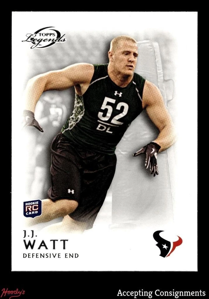 2011 Topps Legends #119 J.J. Watt RC ROOKIE HOUSTON TEXANS - Image 1 of 2