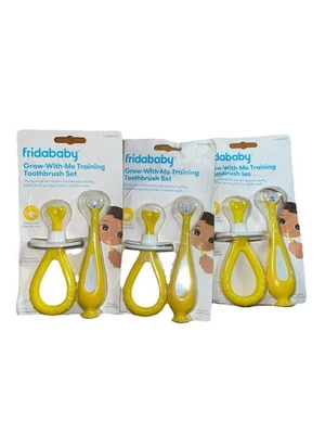 Frida Baby - Grow-With-Me Training Toothbrush Set - 2 Pack (2 Sets) Damage Box - Image 1 of 4