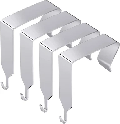 Металлическая настенная вешалка над дверью крючковая панель для ткани - Изображение 1 из 4