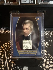 Andrew Jackson Authentic Relic Pieces Of The Past Short Printed Card - Bild 1 von 2