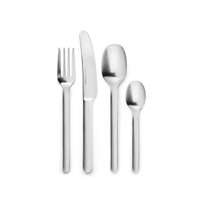 | Nordic Kitchen Matt Cutlery 16 pcs. | Classic Matt Stainless Steel Cutlery ... - Bild 1 von 3