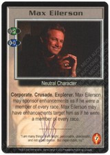 Babylon 5 CCG Crusade Embossed Card Max Eilerson David Allen Brooks Autograph Pn
