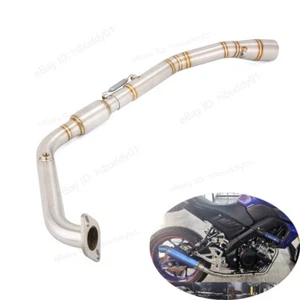 For Yamaha YZF R15 V4 MT-15 2020-2024 51mm Header Mid Exhaust Link Pipe Steel - Picture 1 of 11