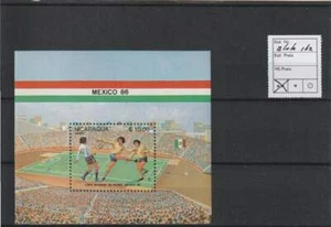 Nicaragua postfris 1985 MNH block 162 - WK Voetbal (S2442) - Picture 1 of 1