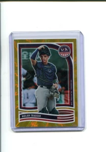 2024 Panini Stars and Stripes Gold Lightning Nolan Traeger 8/10 - Picture 1 of 2