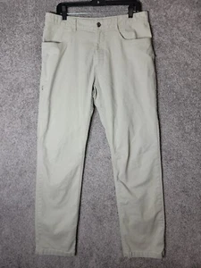 The North Face Stretch Pants Mens 34x32 Beige Khaki - Picture 1 of 14