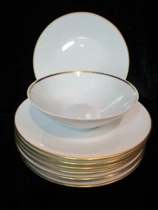 Rosenthal Group Germany Classic Rose Form 2000 8 Bread & Butter Plates 1 Dessert - Picture 1 of 6