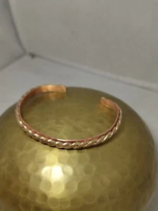 Keltischer Armreif aus Kupfer mit Bronze und Messing, eleganter Armreif - Bild 1 von 7