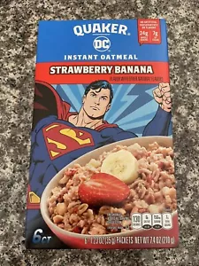 Quaker farina d'avena istantanea DC Comics~banana fragola confezione da 6,23 oz - Foto 1 di 2