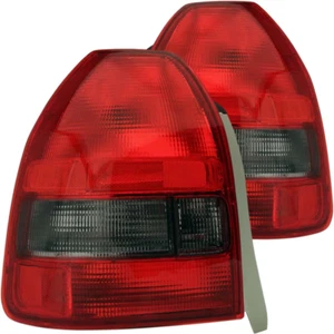 ANZO 221193 TAIL Light Set FITS 1996 2000 honda civic taillights red smoke 221 - Picture 1 of 7