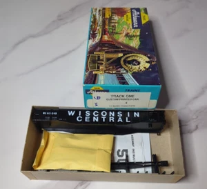 HO LTD Edition ATHEARN/Track One Wisconsin Central 50' Gondola Kit NOS WC 65013 - Picture 1 of 12