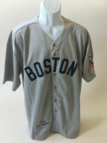 THROWBACK Ted Williams Boston Red Sox Cooperstown Classic Baseball Jersey Cover