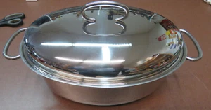 Schulte Ufer Edelstahl Bräter, oval 4,5 Liter neuwertig - Bild 1 von 4