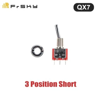 FrSky ACCST Taranis Q X7 Transmitter Spare Part 3 Position Short Toggle Switch - Image 1 of 3