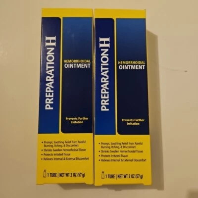 Crema pomada hemorroidal Preparation H 2 oz X2 caducidad 07/2026+ Foto 1 de 4
