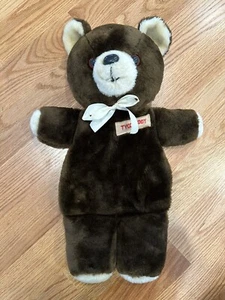 Vintage Tyco Teddy stuffed bear plush with back pouch 1982 Union Toy co. - Picture 1 of 11