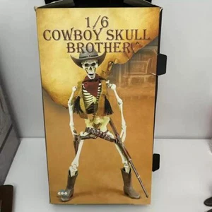 New Coomodel cowboy skull 1/6 Scale SKELETON Human Skeleton Pvc 12″ Figures Toys - Picture 1 of 4