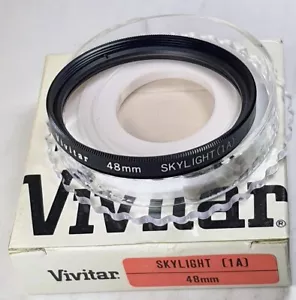 48mm Skylight 1A Glass Lens Filter Japan Genuine 48 mm E48 Sklight1A Vivitar - Picture 1 of 5