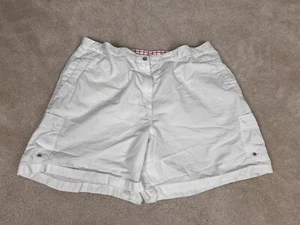 Ralph Lauren Shorts Womens White Cargo Chino Cotton Preppy Casual Ladies - Picture 1 of 17