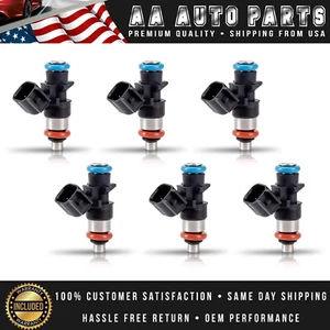 Juego de 6 inyectores de combustible para Chrysler Dodge Ram Jeep 2011-2020 3,6 L 0280158233 - Imagen 1 de 6