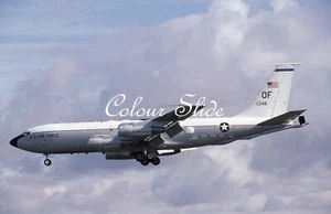 USAF Boeing EC-135C 63-8048, Fairford, 7.98, Colour Slide, Aviation Aircraft - Imagen 1 de 1