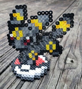 Umbreon mit Pokéball Ständer Pokémon Pixel Art Perler Art - Bild 1 von 7
