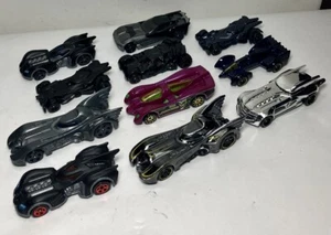 Hot Wheels Mattel (11 Pcs) DC Comics Batmobiles And Joker Cars 2004 - 2018 - Picture 1 of 16