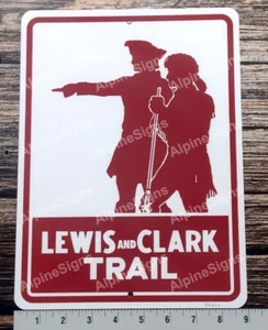 Lewis and Clark Trail Sign Montana Idaho Washington Oregon - Picture 1 of 1