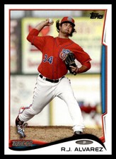 2014 Topps Pro Debut R.J. Alvarez   106 Inland Empire 66ers