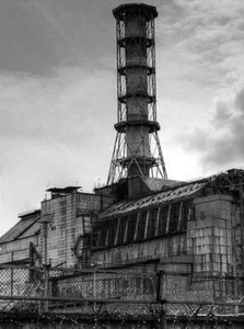CARTEL BRILLANTE DE IMAGEN DE DESASTRE DE PLANTA DE ENERGÍA NUCLEAR DE CHERNOBYL 5411 - Imagen 1 de 1