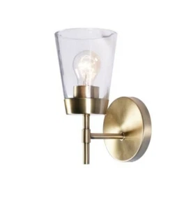 Kenroy Home Delgado 1-Light Antique Brass Wall Sconce - Picture 1 of 1