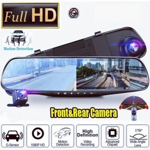 DASH CAM DOPPIA FOTOCAMERA PER AUTO SPECCHIETTO RETROVISORE CON REGISTRATORE DVR - Foto 1 di 10