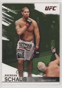 2010 Topps UFC Knockout Green /88 Brendan Schaub #101 Rookie RC