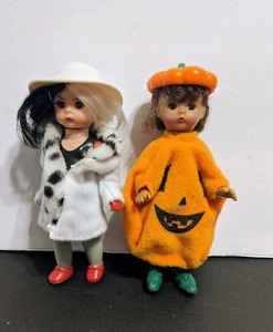 Madame Alexander Dolls McDonald's 101 Dalmations Cruella & Pumpkin Halloween - Picture 1 of 2