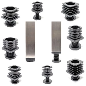 Vierkantrohreinsätze - höhenverstellbar - Gewichtsbewertung - Made in Germany - Bild 1 von 28