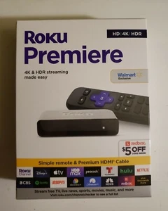 Nuevo Roku Premiere 3920RW 2022 HD/4K/HDR Streaming Fácil. Envío gratuito.  - Imagen 1 de 5