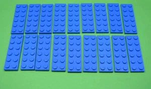 LEGO 20 x Basisplatte Bauplatte Grundplatte blau Blue Basic Plate 2x6 3795 - Bild 1 von 2