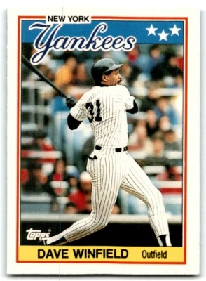 1988 TOPPS UK MINIS DAVE WINFIELD NEW YORK YANKEES #85 - Image 1 of 2