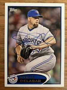 2012 Topps Update #US147 Steve Delabar Autogramm signiert Blue Jays - Bild 1 von 2