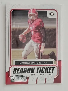 Mathew Stafford Season Ticket Panini 2021 Contenders Rams Quarterback Superbowl - Picture 1 of 2