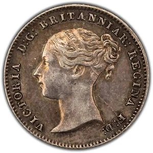 Great Britain 1838 4d Four Pence Silver Coin KM #731 - Picture 1 of 2