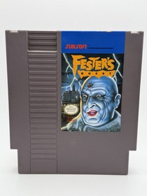 Nintendo NES Game Cartridge Fester's Quest - Cleaned & Tested - Authentic!